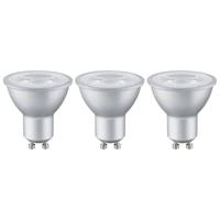 Paulmann 28581 LED-lamp Energielabel G (A - G) GU10 4 W Warmwit (Ø x h) 51 mm x 55 mm 3 stuk(s) - thumbnail