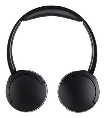 Panasonic RB-HF630BE-K Street draadloze hoofdtelefoon, over-ear, geïntegreerde microfoon, Bluetooth 5.3, multipoint, draaibaar, tot 72 uur batterijduur, USB-C, zwart