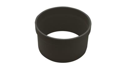 Minimaal 5! Topdrain onderuitlaat met uitloop diameter 110 mm zwart Gardenlux - Gardenlux