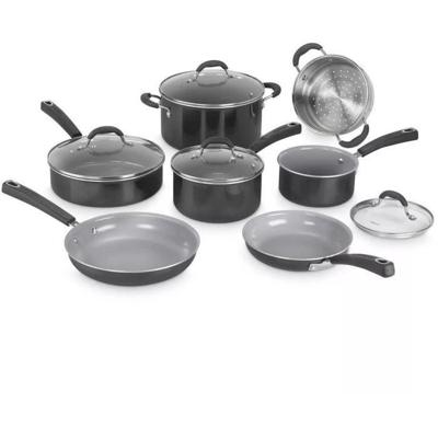 Kookgereiset - Alle kookplaten inclusief inductie - CUISINART - 54C11BKEU - Keramiek - Antiaanbaklaag - 11-delig Kookgereiset - Alle kookplaten inclusief inductie - CUISINART - 54C11BKEU - Keramiek - Antiaanbaklaag - 11-delig