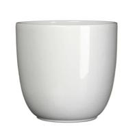 Bloempot Pot rond es/10.5 tusca 11 x 12 cm wit Mica - Mica decorations - thumbnail