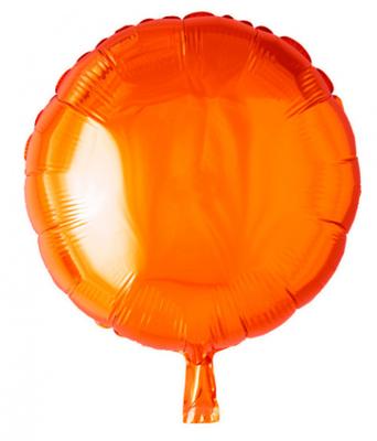 Folieballon Rond Oranje (45cm)