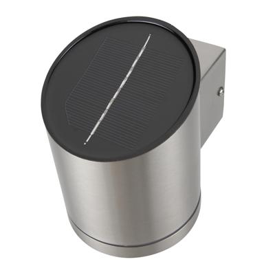 Solar Wandlamp LED Zilver