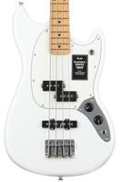Fender Player II Mustang Bass PJ MN Polar White elektrische basgitaar - thumbnail