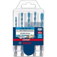 Bosch Accessories EXPERT MultiConstruction HEX-9 2608900585 Multifunctionele boorset 5-delig 4 mm, 5 mm, 6 mm, 8 mm Zeskant schacht 5 stuk(s) - thumbnail
