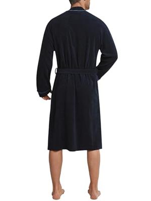 Schiesser Badjas 112562 navy 48/S