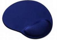 Muismat met gel polssteun, blauw - thumbnail