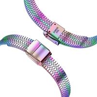 Stainless steel slim fit bandje - Multicolor - Geschikt voor Apple Watch 38mm / 40mm / 41mm / 42mm - thumbnail