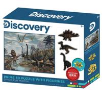 Discovery legpuzzel dinosaurus met 3 dinosaurus figuren appart er bij - thumbnail