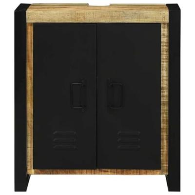 Wastafelkast met plank Bruin 55 x 35 x 60 cm Massief Mango Hout