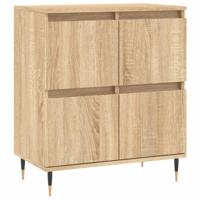 Dressoir 60x35x70 cm bewerkt hout sonoma eikenkleurig - thumbnail