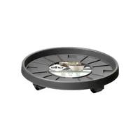 Elho universal saucer planttaxi 40 zwart - thumbnail