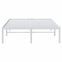 Bedframe metaal wit 120x200 cm - thumbnail