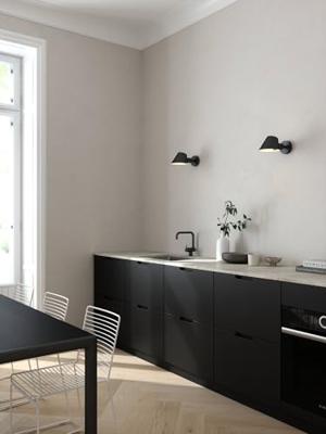 Wandlamp zwart stekker schakelaar &apos;Stay&apos; bedlamp