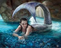 Poster Anne Stokes - Hidden Depths 50x40cm - thumbnail
