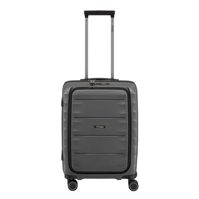 Titan Highlight 4 Wheel Business Trolley S Front Pocket Antracite Titan Highlight 4 Wheel Business Trolley S Front Pocket Antracite