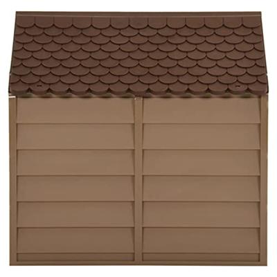 VidaXL Hondenhok 71x71,5x68 cm pp bruin