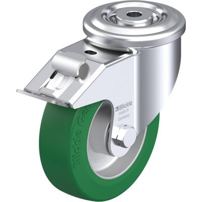 Blickle LKR-ALST 125K-FI Zwenkwiel met rem Wieldiameter: 125 mm Draagvermogen (max.): 350 kg 1 stuk(s)