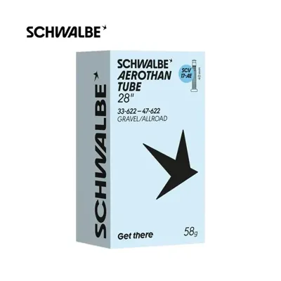 SCHWALBE binnenband aerothan scv17-ae 28" 33/47-622 40mm