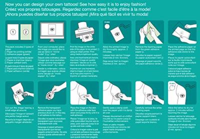 Apli Tattoo transfer papier, pak met 2 vellen