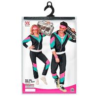 Disco Trainingspak Jaren 80 Zwart - thumbnail