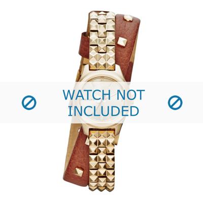 Diesel horlogeband DZ5414 Leder Bruin 10mm