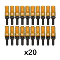 Schroevenkit OMP OMPS09981210 28 mm Oranje M12 x 1,50 - thumbnail