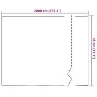 Raamfolies 4 st mat bamboepatroon PVC - thumbnail