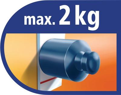 tesa POWERSTRIPS® Zelfklevende haak Large ovaal Chroom Inhoud: 2 stuk(s)