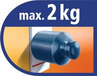 tesa POWERSTRIPS® Zelfklevende haak Large ovaal Chroom Inhoud: 2 stuk(s) - thumbnail