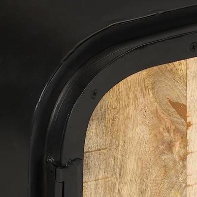 Tv-meubel 110x30x45 cm ruw mangohout