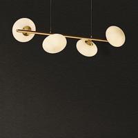 Searchlight Gouden hanglampPebble 4-lichts - 94041-4GO - thumbnail
