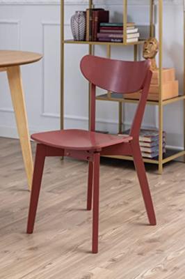 Bendt Houten Eetkamerstoel 'Torkil' kleur Terracotta Bendt Houten Eetkamerstoel 'Torkil' kleur Terracotta