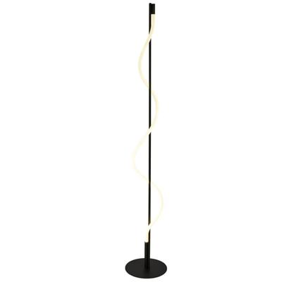 Searchlight VloerlampSerpent 56cm zwart - EU57212BK