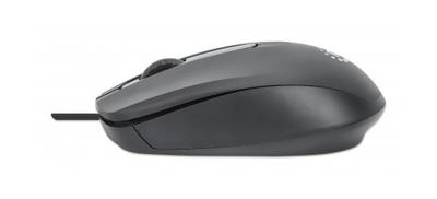 Manhattan 190190 muis Ambidextrous USB Type-A Optisch 1000 DPI