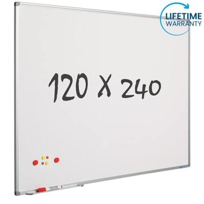 Smit Visual whiteboard, emaille, magnetisch, 240 x 120 cm Smit Visual whiteboard, emaille, magnetisch, 240 x 120 cm
