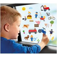 Totum raamstickers boerderij - thumbnail