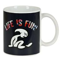Mok El Niño Life is fun Keramisch Multicolour (350 ml) - thumbnail