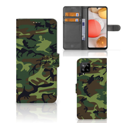 Samsung Galaxy A42 5G | Telefoon Hoesje | Army Dark