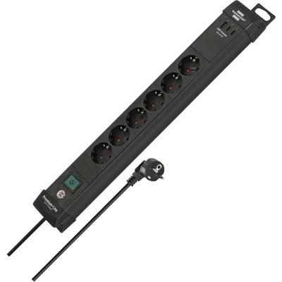 Brennenstuhl 1951160613 Stekkerdoos Zwart 1 stuk(s)