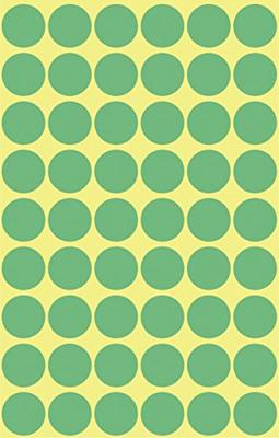 Etiket avery 3143 rond 12mm groen 270st