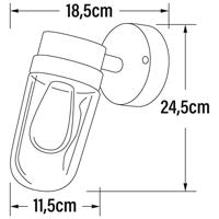 KonstSmide Landelijke buitenlampVega wit - 429-250 - thumbnail