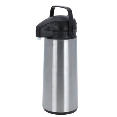 Thermoskan met Pomp 1.8L RVS/Zwart Thermoskan met Pomp 1.8L RVS/Zwart