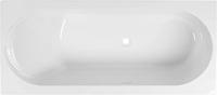 Ben Cenelio Design inbouwbad met ligzijde links 180x80cm glans wit acryl incl. afvoer wit - thumbnail