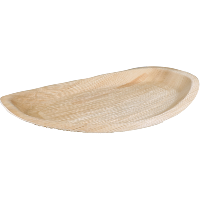 Depa Schaal | 1-vaks | palmblad | rechthoekig | 42x28cm | naturel | 100 stuks