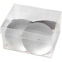 Creativ Company Kandelaar, h: 6 cm, d 7 cm, 4 stuk/ 1 doos - thumbnail