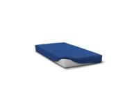 Hoeslaken - HOME LINGE PASSION - HP71771 - 160 x 200 cm + muts 30 cm - Microvezel - 82 g - Blauw - thumbnail