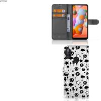 Telefoonhoesje met Naam Samsung Galaxy M11 | A11 Silver Punk - thumbnail