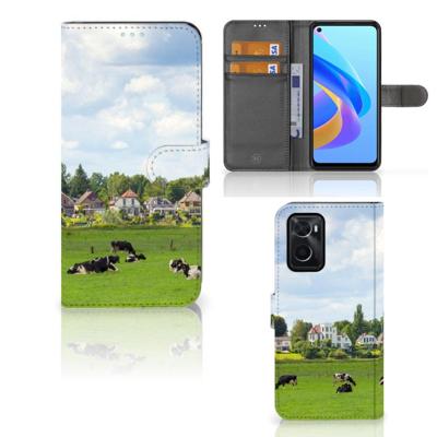 OPPO A76 | A96 | Telefoonhoesje | Met pasjeshouder | Koeien