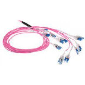 ACT 60 meter Multimode 50/125 OM4 glasvezel prefabkabel 24F LC Polarity Twist ACT 60 meter Multimode 50/125 OM4 glasvezel prefabkabel 24F LC Polarity Twist